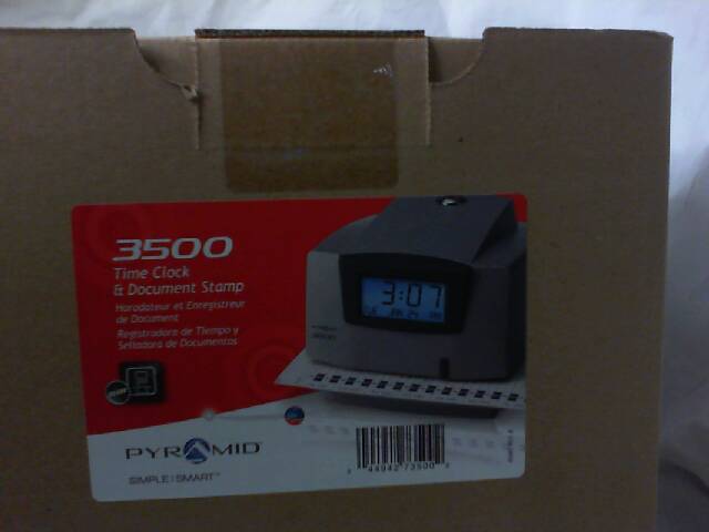 PYRAMID 3500 TIME CLOCK – Ideal Surplus