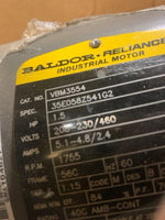 Baldor VBM3554 1-1/2HP AC Motor 1755RPM 56C Frame 230/460V 3PH TEFC