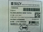  Brady Y4082936 Cartridge Tape Globemark White B595 2.25” x 100FT 113111 Image