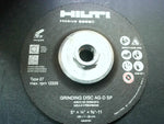Hilti AG-D SP (10-Pack) Premium Zirconium Grinding Disc Type 27 w/ Hub 5"x1/4"x5/8"-11