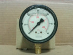 NoShok 25-900 Liquid Filled Pressure Gauge 0-60 PSI 1/4" NPT Bottom