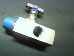  Parker HGVS8PBV Gauge Valve Plug Bleed Valve A1 1/2 NPT Image