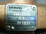  Siemens 274-03184 Actuator SKD62U & Valve 599-03184 Image