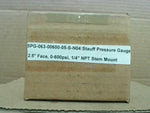 Stauff SPG-063-00600-05-S-N04 Pressure Gauge 0-600 PSI 0-40 BAR