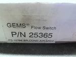  Gems FS-10798 25365 Series Brass Flow Switch 0.5-20GPM 1/2" NPT Image