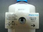  Festo LFR-D-5M-MAXI-A Filter Regulator w/ Metal Bowl w/o Pressure Gauge Ser.D 12 Bar 180PSI / 1,2 MPa Image