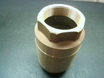  Strataflo No.375 Brass Check Valve w/ Rubber Poppet 2" 400PSI Image