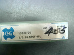  OSG 1333000 Standard Pipe Tap 1/2-14 NPSF 4 Flutes High Speed Steel Bright/Uncoated Image