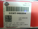  Allied Machine CCMT-060204 Counterbore Inserts (50PCS) CCMT2151 I.C .250" 6mm Rad .016" .40mm Thick .094" 2.38mm (5PCKS@10PCS) Image