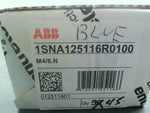  ABB 1SNA125116R0100 (45 PCS) Terminal Block Blue M4/6.N Image
