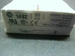  Allen Bradley 1492-F1 (50 PCS) White Terminal Blocks Ser.B Image