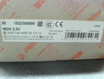  Weidmuller 1022300000 (40 PCS) Terminal Block WDK 2.5V 300V 10A AWG 26 to 12 Image