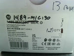  Allen Bradley 1489-M1C130 (2 PCS) Circuit Breaker 1 Pole 277V 13 A White Image
