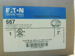  Crouse Hinds 667 3" (4 PCS) EMT Compression Coupling for Thinwall Conduit Image