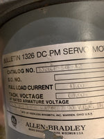  Allen Bradley 1326DP-S4F-A2 Permanent Magnet DC Servo Motor 90VDC 41A 68V Tach Image