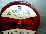  Allen Bradley Bulletin Steady Light Module Red 856T-BT4 Ser A 856T LED 24 VAC/DC 50/60Hz 58mA Max Image