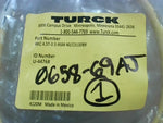  Turck RKC 4.5T-0.5-RSM 40/CS13089 Double End Cordset 0.5M 5-Wire Nickle Plated Brass Image