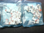  SMC KQ2L07-35S (20 PCS) Male Elbow 1/4” Push-To-Connect Tube to 1/4” NPT Brass (2 Bags @ 10 Pcs Per) Image