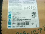  Siemens 3RT1055-6NP36 Power Contactor AC-3e/AC-3 150 A 75 kW / 400 V AC Image