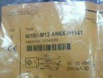  Turck Ni10U-M12-AN6X-H1141 Inductive Sensor (Lot of 3 pcs) 1634826 Image