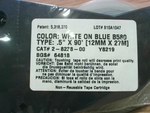  Brady Y8219 White on Blue Reusable Tape Cartridge 0.5" X 90' 64818 B580 Image