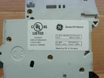  General Electric EP100ULH Circuit Breaker 1-Pole 120VAC/60VDC 2/3-Pole 240VAC/125VDC Image