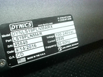  Dynics DYNLS19PLNMARX Operator Interface Moniter 19" 100-240VAC 35W 500-60Hz w/ 50ft VGA & Power Cord Image