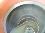  Caster Connection CCAPEX20150412 CC Apex CCAPEX 8" x 2" (4 PCS) Heavy Duty Rigid Polyurethane Caster Wheels Image