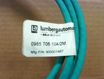  Lumberg Automation 0985 706 104/2M Ethernet/IP Cordset 2M Length M12 Female RJ45 Male Image