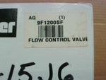  Parker 9F1200SF Flow Control Valve 3000psi Max 3/4" BSPP 25 GPM Flow Image