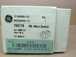  GE 789178 ML-Main Switch Industrial Power Control & Emergency Stop Image