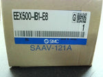  SMC EX500-IB1 Input Manifold Unit w/ EX500-EB1 End Block 185.5mm Rail 24VDC Image