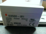  SMC EX500-IB1 Input Manifold Unit w/ EX500-EB1 End Block 185.5mm Rail 24VDC Image