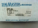  Sealmaster SFC-30 1 7/8" Bore Piloted Flange Cartridge Unit 4-Bolt Cast Iron Housing Image