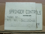  Springer Controls A151-50-CER Rotary Cam Switch 2-Pole 20A Panel Mount Image