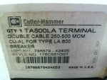  Eaton/Cuttler Hammer TA600LA Breaker Terminal 2 Barrel Single Lug 176C561G01 Image