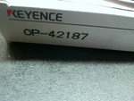  Keyence OP-42187 Sensor Disconnect Cable 4 Wire 4-Pin M8 Straight 2m Image
