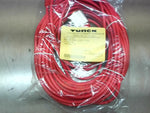  Turck RKM8 RSC E80-17M 8-Pin Double-Ended Cordset M12 to 7/8"-16 UN Connector 17m Red PVC Jacket Image
