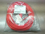  Turck RKM8 RSC E80-17M 8-Pin Double-Ended Cordset M12 to 7/8"-16 UN Connector 17m Red PVC Jacket Image
