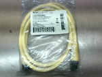 Brad Connectivity 1200660881 Micro-Change Cordset 4-Pole M12 Male/Female 1M Yellow TPE Cable