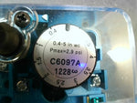  Honeywell C6097A1228 Gas Press Switch 0.4-5.0" WC Flange Mount Man Reset 120-240VAC 50/60Hz Image