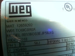  WEG 00136OS3EJP56J-S Lab Motor 1HP 3470 RPM 60Hz 12659202 Image