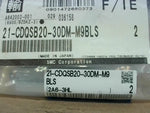  SMC 21-CDQSB20-30DM-M9BLS Compact Pneumatic Cylinder 20mm Bore 30mm Stroke (Lot of 2 pcs) Image