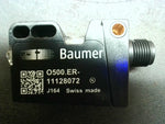  Baumer O500.ER-11128072 Through Beam Sensor 25M 10-30VDC 100mA M12 4 Pin Connector O500ERGW1B72O Image