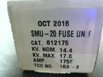  S&C Electric Co SMU-20 High Voltage Fuse 175E Amp 612175 Image