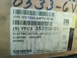  Siemens 1FK7042-5AF71-1FG2 Servo Motor 3 Phase 1.95 Amp 0.82 KW 3000 RPM Image