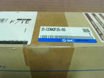  SMC 21-CDM2F25-65 Pneumatic Cylinder 25mm Bore 65mm Stroke Image