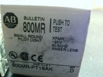  Allen Bradley 800MR-PT16AK Pilot Light Switch Ser D Amber Image