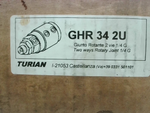  Turian GHR 34 2U Rotary Joint 250RPM 12 bar Max Air 250 bar Max Oil Pressure Image