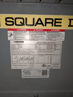  Square D EX225T3H Transformer 225KVA 3-Phase 480D x 208Y/120 NEMA 3R Image